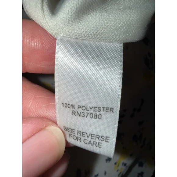 Cato Plus Size 14W White Yellow Gray Ombre Geometric Sleeveless Mid Dress - Picture 9 of 9